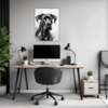 Abstract Great Dane Art Office Demo