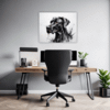Abstract Great Dane Art Office Demo