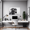 Abstract Great Dane Art Office Demo