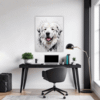 Abstract Great Pyrenees Office Demo