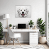 Abstract Great Pyrenees Office Demo