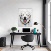 Abstract Great Pyrenees Office Demo