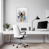Abstract Labrador Artwork Office Demo