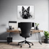 Abstract Shepherd Art Office Demo
