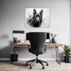 Abstract Shepherd Art Office Demo