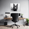 Abstract Shepherd Art Office Demo