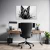 Abstract Shepherd Art Office Demo