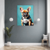 Adorable French Bulldog Hallway Demo