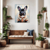 Adorable French Bulldog Hallway Demo