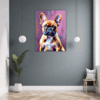 Adorable French Bulldog Hallway Demo