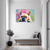 Adorable French Bulldog Hallway Demo