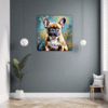 Adorable French Bulldog Hallway Demo