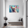 Adorable French Bulldog Hallway Demo