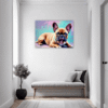 Adorable French Bulldog Hallway Demo