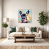 Adorable French Bulldog Living Room Demo