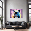 Adorable French Bulldog Living Room Demo