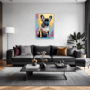Adorable French Bulldog Living Room Demo