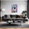 Adorable French Bulldog Living Room Demo