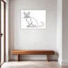 Alert Abyssinian Cat Hallway Demo