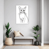 Alert Abyssinian Cat Hallway Demo