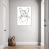 Alert Abyssinian Cat Hallway Demo