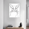 Alert Abyssinian Cat Hallway Demo