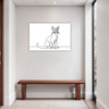 Alert Abyssinian Cat Hallway Demo