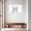 Alert Abyssinian Cat Hallway Demo