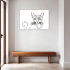 Alert Abyssinian Cat Hallway Demo