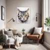 American Shorthair Cat Office Demo
