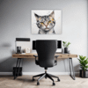 American Shorthair Cat Office Demo