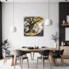 Ancient Oak Forest Scene Dining Room Demo