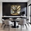 Ancient Oak Forest Scene Dining Room Demo