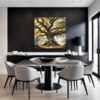 Ancient Oak Forest Scene Dining Room Demo