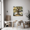 Ancient Oak Forest Scene Dining Room Demo
