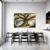 Ancient Oak Forest Scene Dining Room Demo