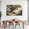 Ancient Oak Forest Scene Dining Room Demo