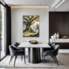 Ancient Oak Forest Scene Dining Room Demo