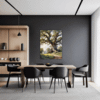 Ancient Oak Forest Scene Dining Room Demo