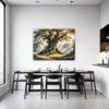 Ancient Oak Forest Scene Dining Room Demo