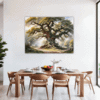 Ancient Oak Forest Scene Dining Room Demo