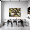 Ancient Oak Forest Scene Dining Room Demo