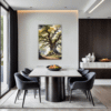 Ancient Oak Forest Scene Dining Room Demo