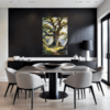 Ancient Oak Forest Scene Dining Room Demo