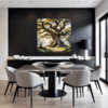 Ancient Oak Forest Scene Dining Room Demo