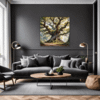 Ancient Oak Forest Scene Living Room Demo