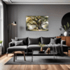 Ancient Oak Forest Scene Living Room Demo