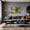 Ancient Oak Forest Scene Living Room Demo