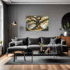 Ancient Oak Forest Scene Living Room Demo