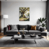 Ancient Oak Forest Scene Living Room Demo